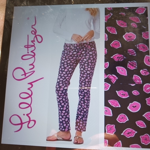 Lilly Pulitzer Pants - Lilly pulitzer "smooch " pants